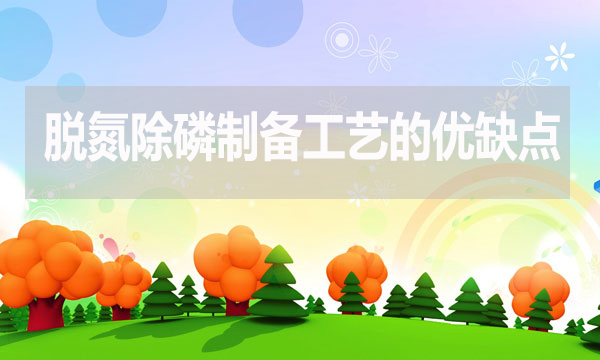 污水處理脫氮除磷制備工藝有哪些優(yōu)點(diǎn)和缺點(diǎn)？