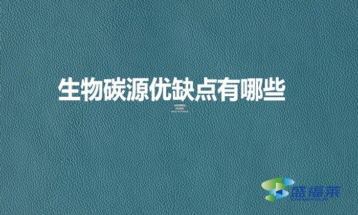 生物碳源優缺點有哪些？