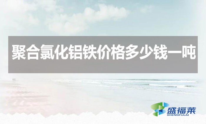 聚合氯化鋁鐵價格多少錢一噸？
