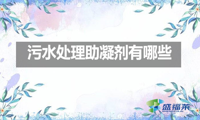 污水處理助凝劑有哪些？